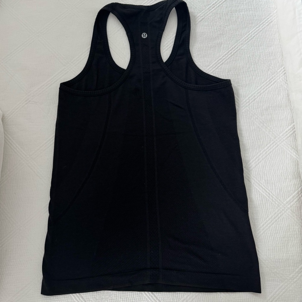 Women’s Black Lululemon tank top, size 8